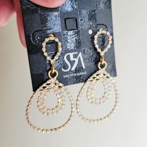 Saks Fifth Avenue Oval Earrings